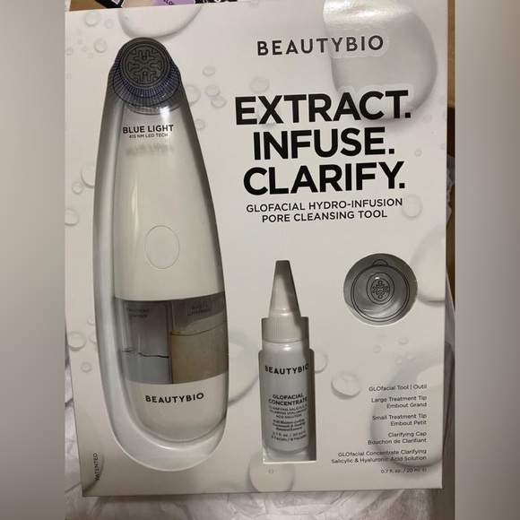 BeautyBio Glofacial Hydro-Infusion Pore Cleaning Tool - New...